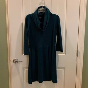 Teal sweater dress, size M